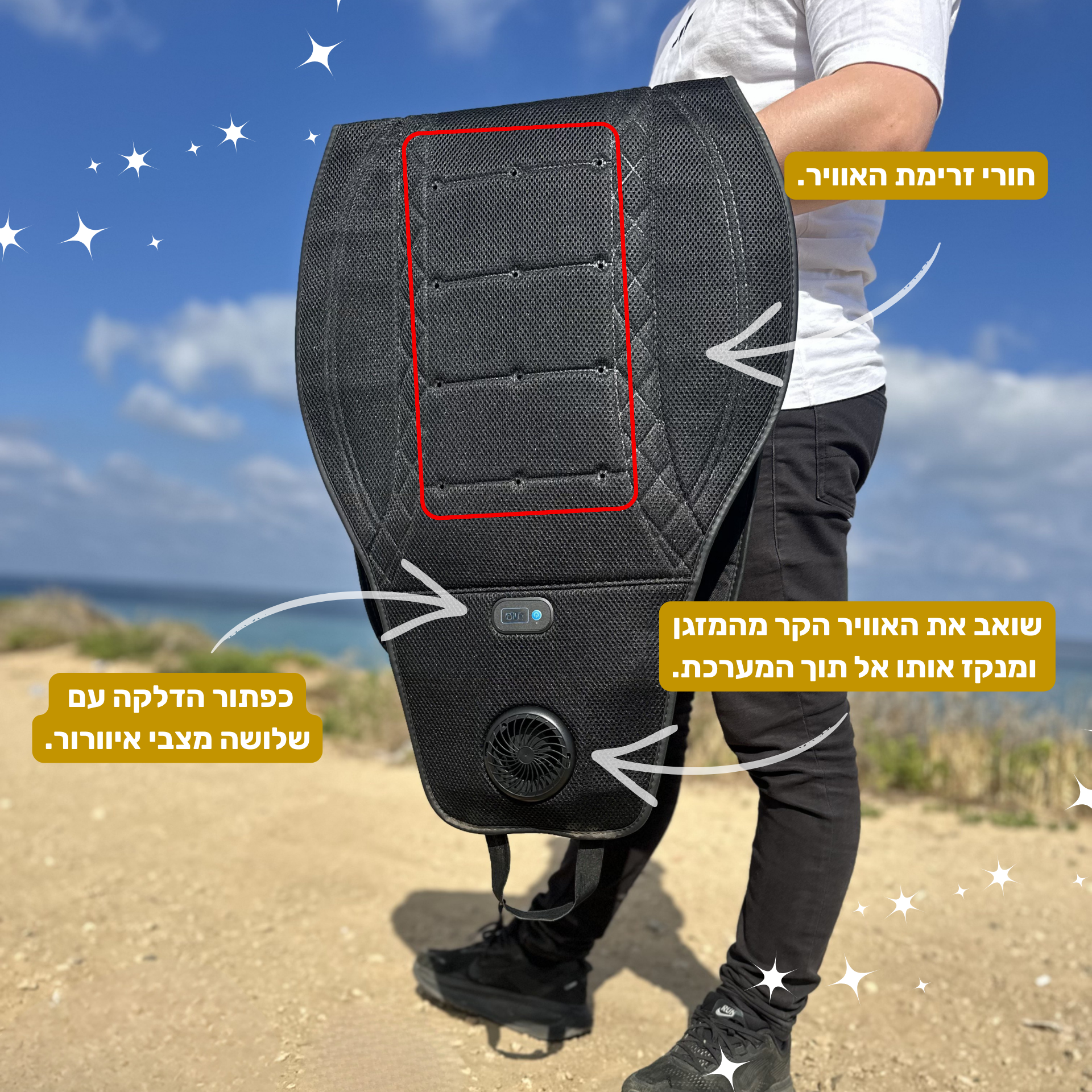 cool-seat™- הסוף לגב רטוב שלך